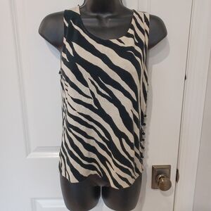 Valentino zebra knit top, S